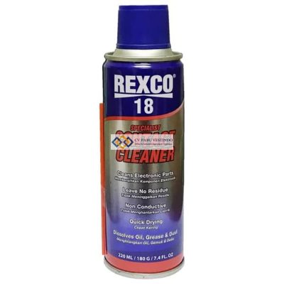 Rexco 18 Pembersih Elektrik & Elektronik (Contact Cleaner) 220 Ml