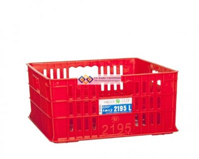 Box Container Gelas Berlubang Green Leaf 2195L