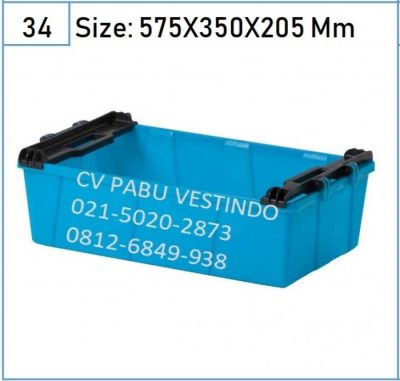 Box Container Rapat 35 Liter Rabbit 6089