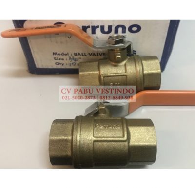 Ball Valve - Stop Kran Kuningan 3/4 Inch Perruno