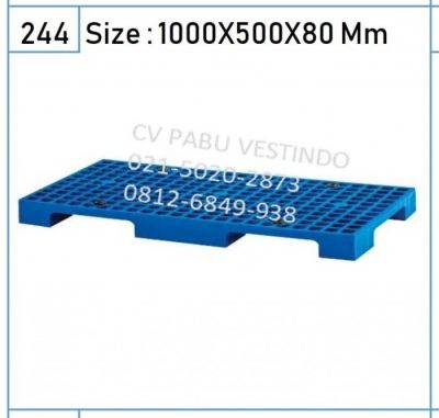 Pallet Plastik NPK-1005S 2 Way Entry, Forklift, Flooring only - Gambar 2