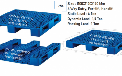 Pallet Plastik 4 Way Entry, Forklift, Handlift NPA-1111
