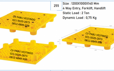 Pallet Plastik 4 Way Entry, Forklift, Handlift NPF-1210