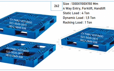 Pallet Plastik 4 Way Entry, Forklift, Handlift NPJ-1311