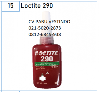 Loctite 290 threadlocker cair medium