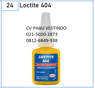 Loctite 404 Instant adhesive Perekat Lem