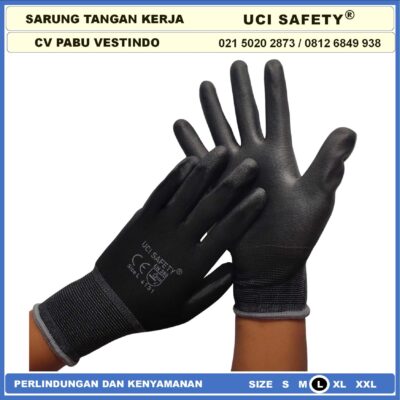 Sarung Tangan Uci Safety Industri Pabrik Bagunan Mekanik Anti Slip - Gambar 7