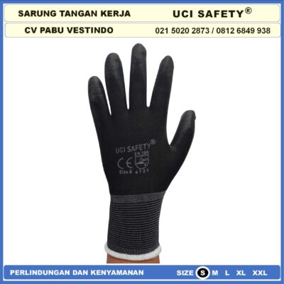 Uci Safety Berkebun Sarung Tangan Palm Fit Safety Gloves Anti Slip - Gambar 6