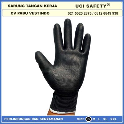 Palm Fit Uci Safety otomotif Mekanik Bengkel Montir Motor Polyurethane - Gambar 4