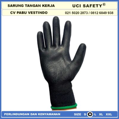 Safety Gloves Karet Multitask Statis Elektronik Assembly Pengaman kerja Tukang otomotif Mekanik Uci Safety Anti Slip Security Palmfit Kerja Sarung Tangan - Gambar 5