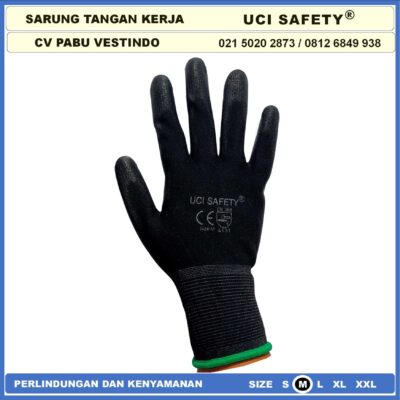 Anti Slip Uci Safety Berkebun Telapak Tangan dilapisi karet - Gambar 8