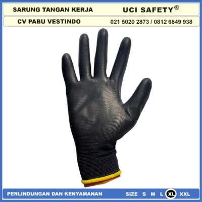 Uci Safety Berkebun Sarung Tangan Palm Fit Safety Gloves Anti Slip - Gambar 4