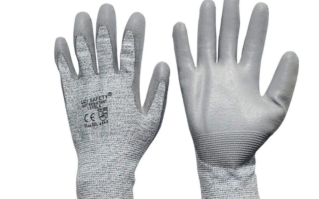 Ukuran S M L XL XXL Cut Resistant Level 5 Mekanik Hand Gloves Industri Anti Iris