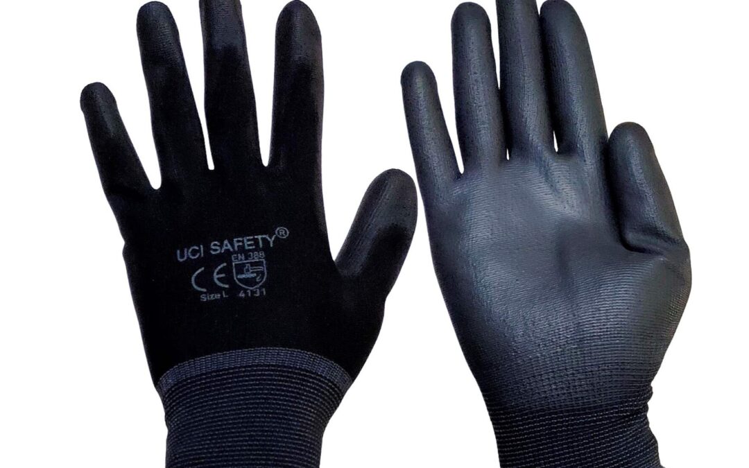 Karet PU Safety Gloves Berkebun Uci Safety Sarung Tangan