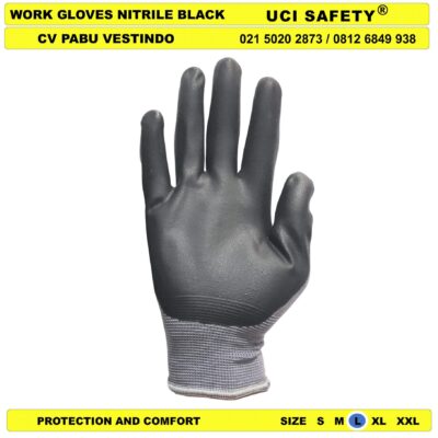 Anti Licin otomotif Multitask Anti Slip Nitril safety Gloves - Gambar 5