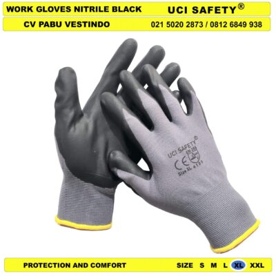 Coating Uci Safety safety Gloves k3 Hse Industri Sarung Tangan - Gambar 4